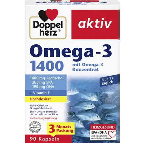 doppelherz omega 3 rossmann - omega 3 mittel test.